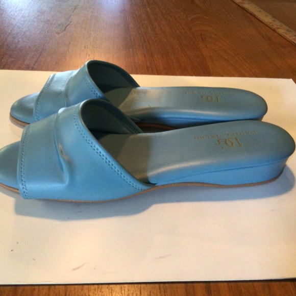 Vintage slip on slide sandals slippers size 9 - Picture 3 of 6